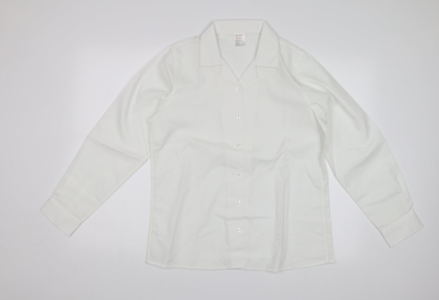 John Lewis Boys White   Basic Dress Shirt Size 16 Years