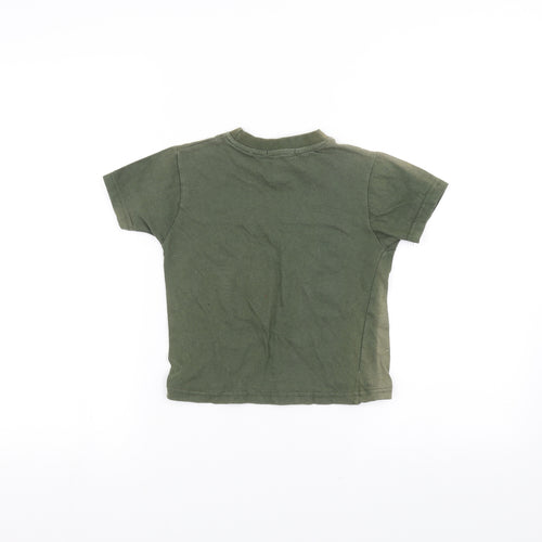 weatherwear Boys Green   Basic T-Shirt Size 3-4 Years