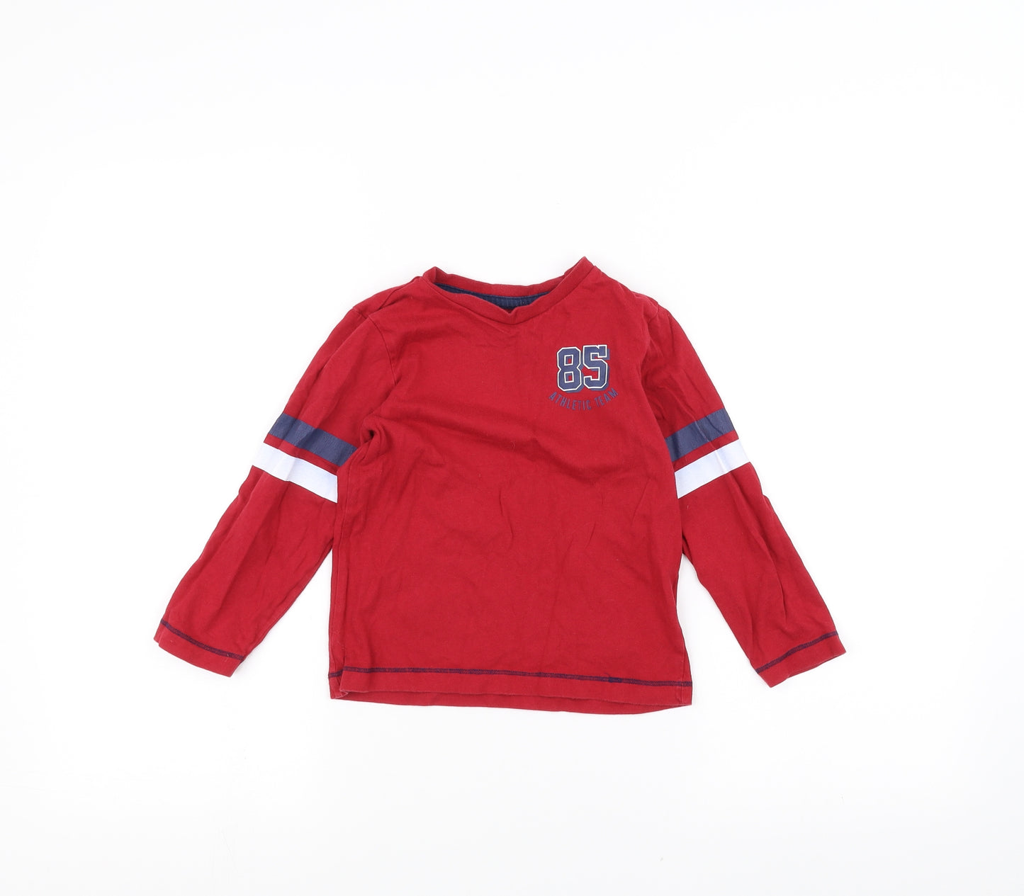 St Bernard Boys Red   Basic T-Shirt Size 4 Years