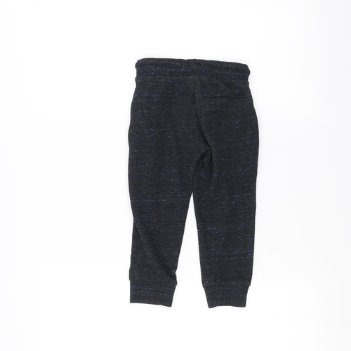 F&F Boys Black   Sweatpants Trousers Size 2-3 Years