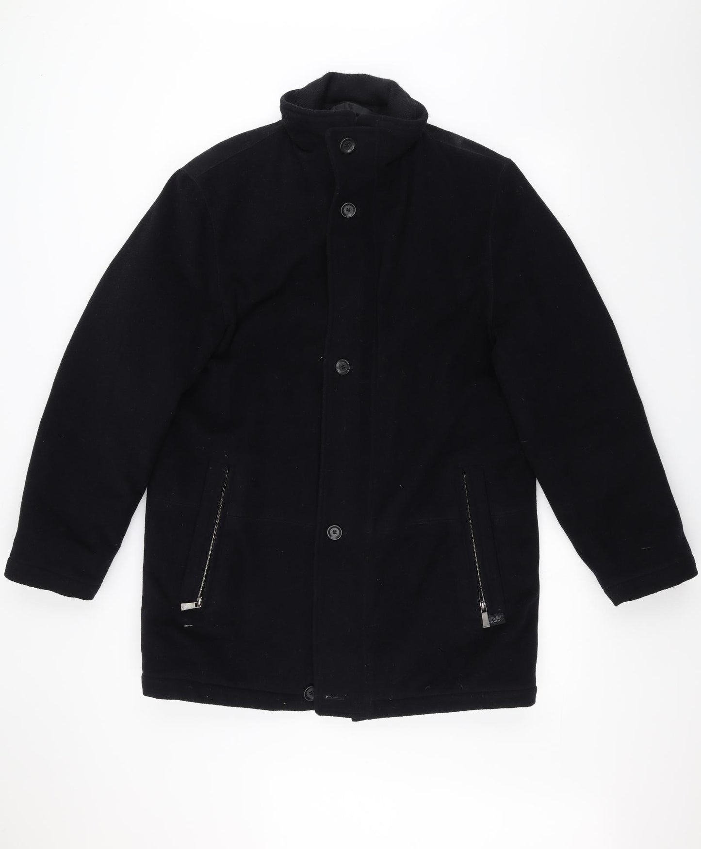 John Lewis Womens Blue   Overcoat Coat Size M