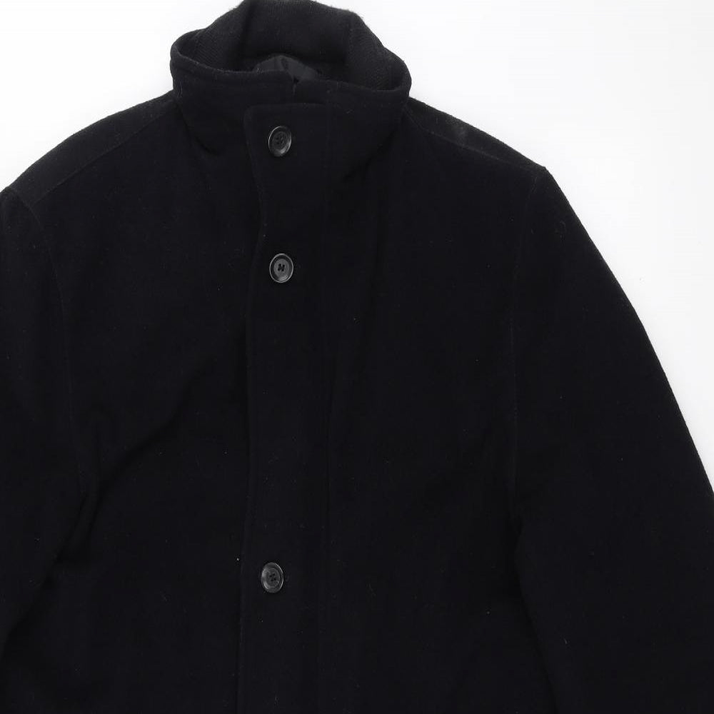 John Lewis Womens Blue   Overcoat Coat Size M