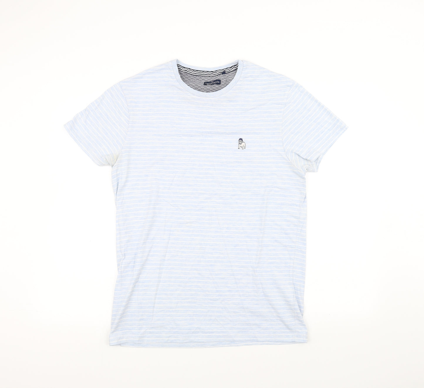 The Spitalfields Shirt Co Womens Blue   Basic T-Shirt Size M