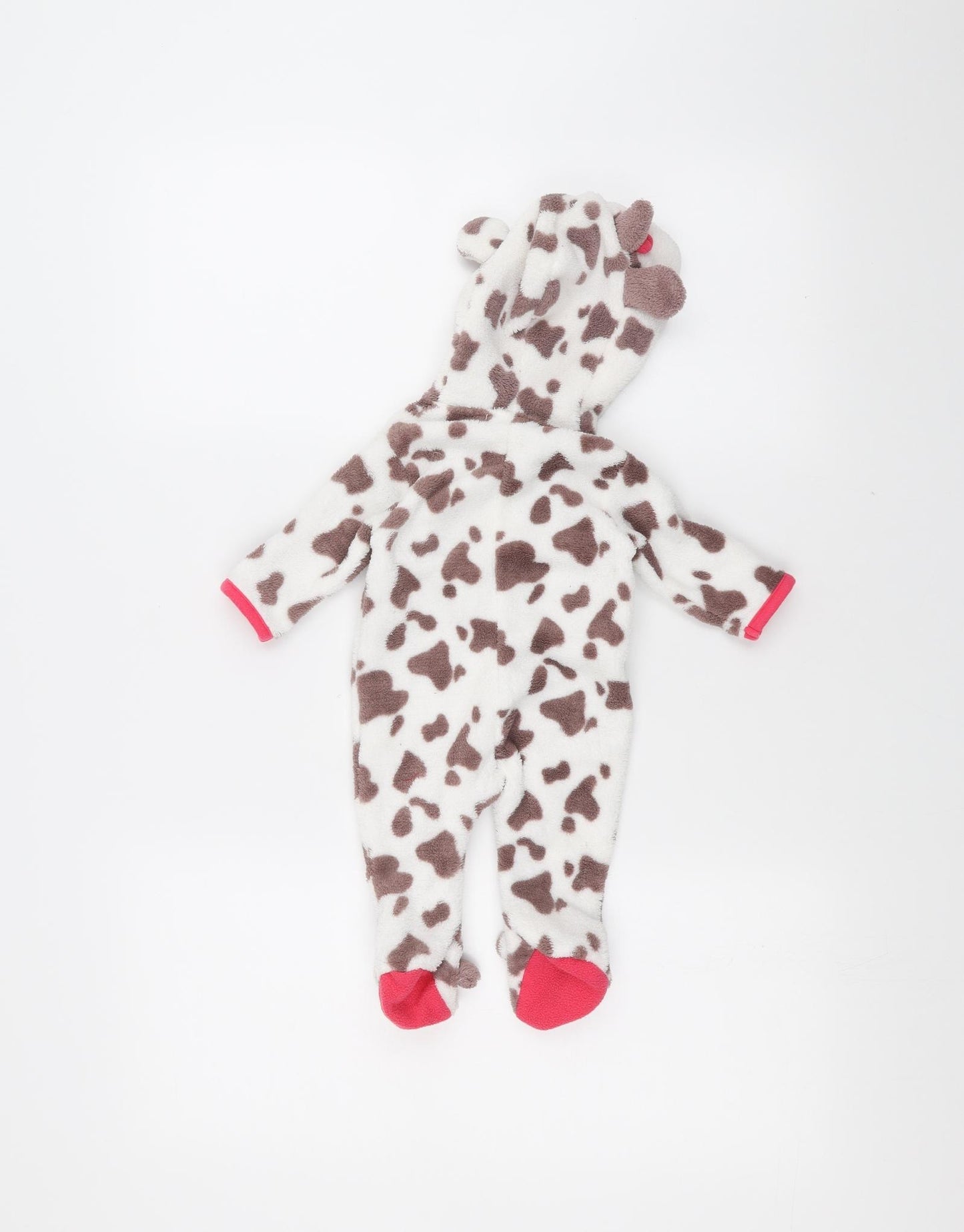 Earlydays Baby White Solid  Babydoll One Piece Size 0-3 Months  - Cow