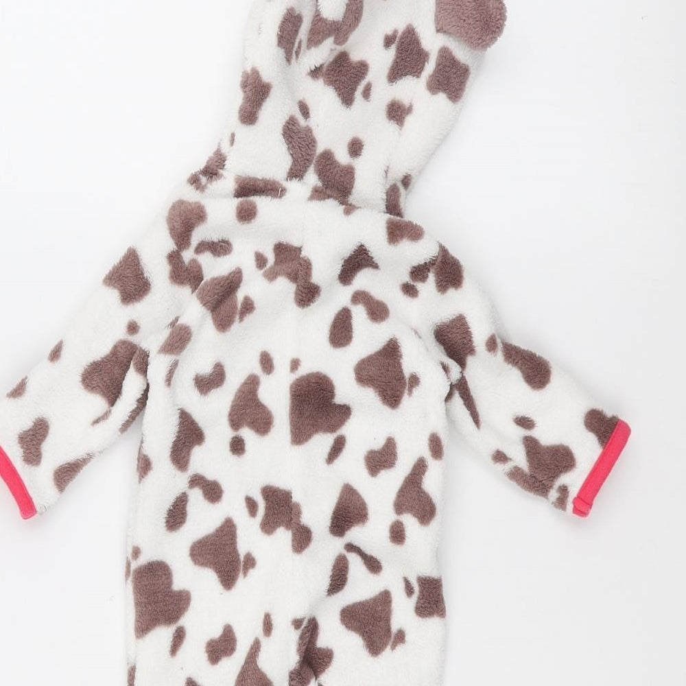 Earlydays Baby White Solid  Babydoll One Piece Size 0-3 Months  - Cow