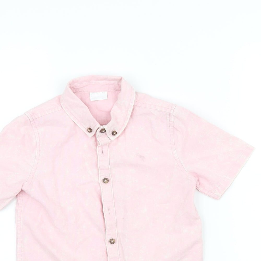 F&F Boys Pink   Basic Button-Up Size 4-5 Years