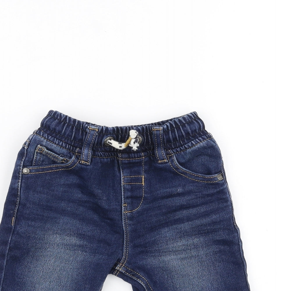 George Boys Blue   Cropped Jeans Size 18-24 Months