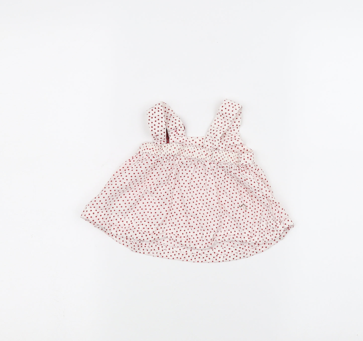 H&M Baby White Polka Dot  A-Line  Size 3-6 Months