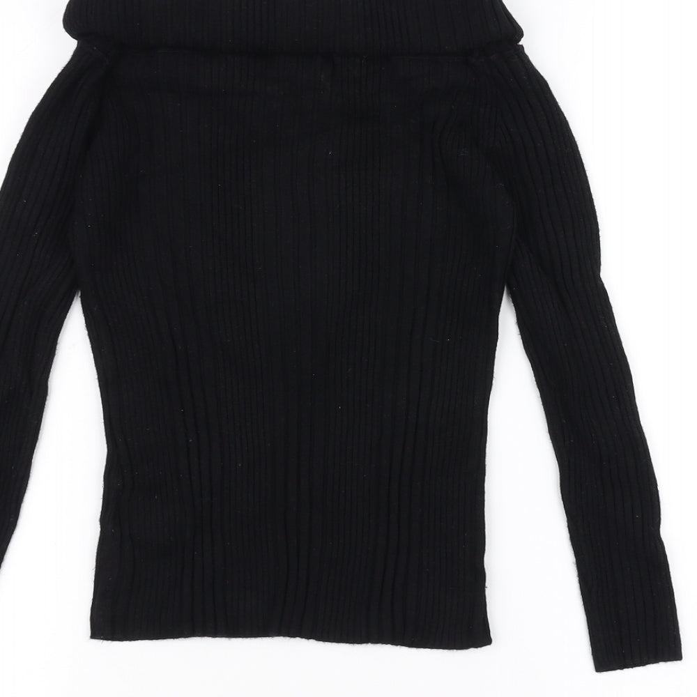 Marks and Spencer Womens Black   Basic T-Shirt Size 10