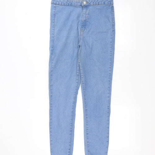Denim & Co. Womens Blue  Denim Skinny Jeans Size 14 L28 in