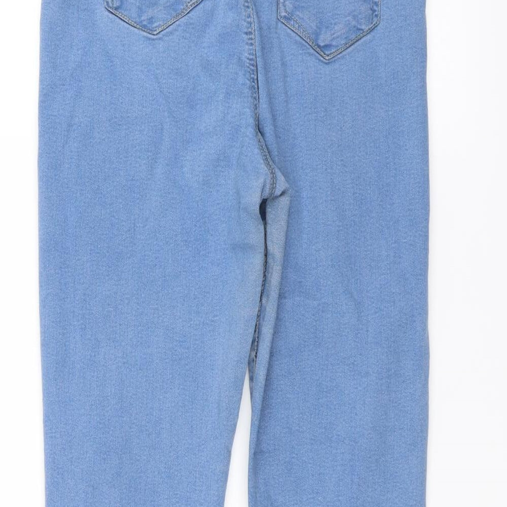 Denim & Co. Womens Blue  Denim Skinny Jeans Size 14 L28 in