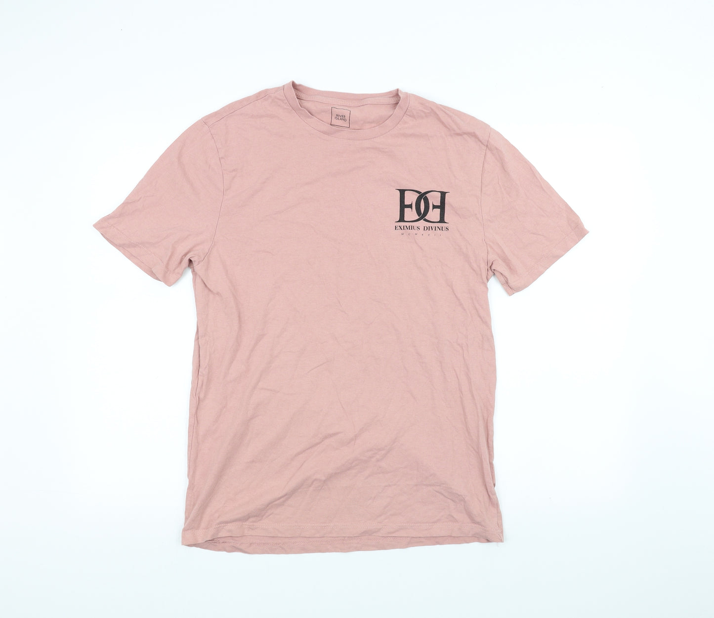 River Island Womens Pink   Basic T-Shirt Size M