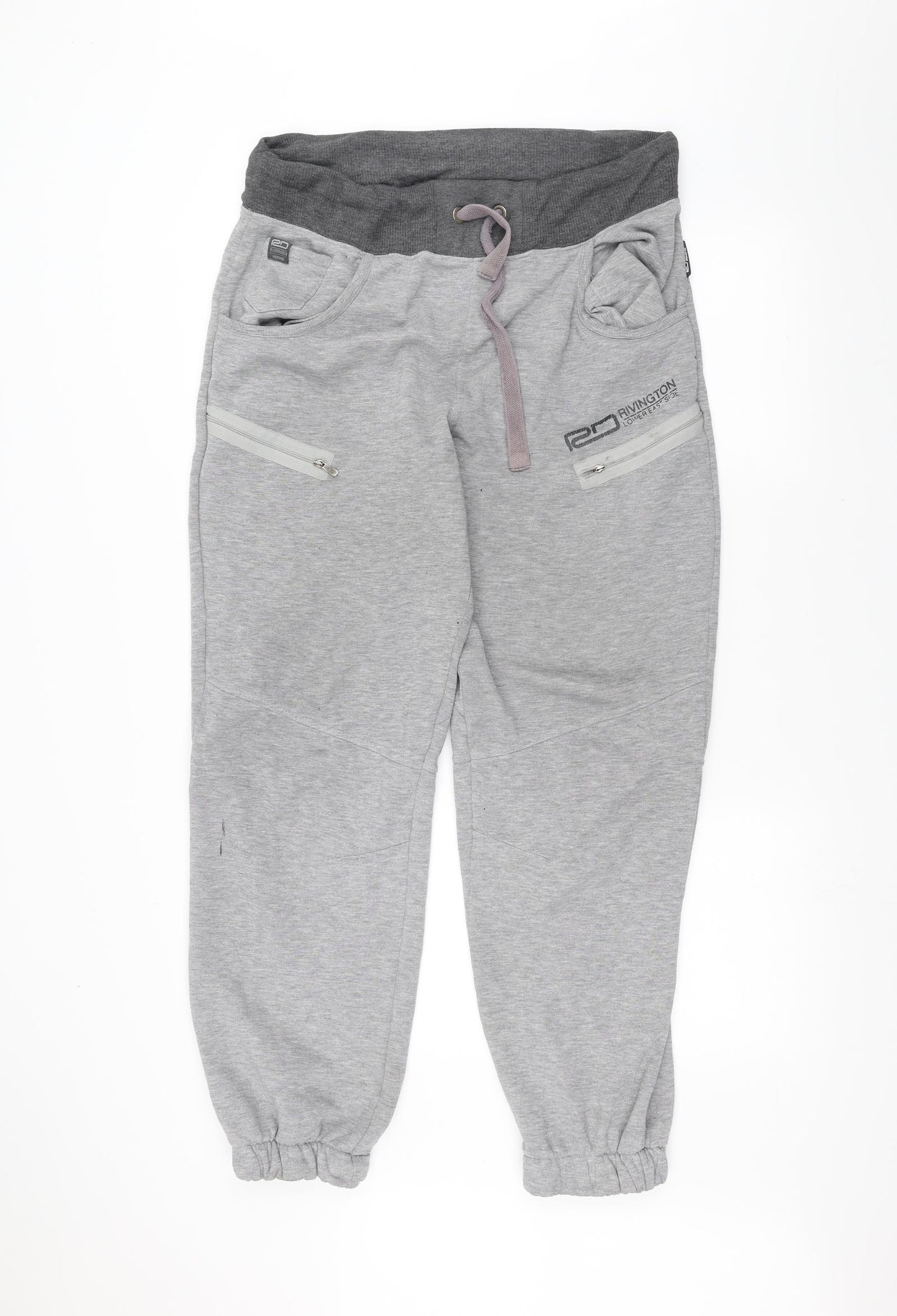 Rivington Mens Grey   Sweatpants Trousers Size M L26 in