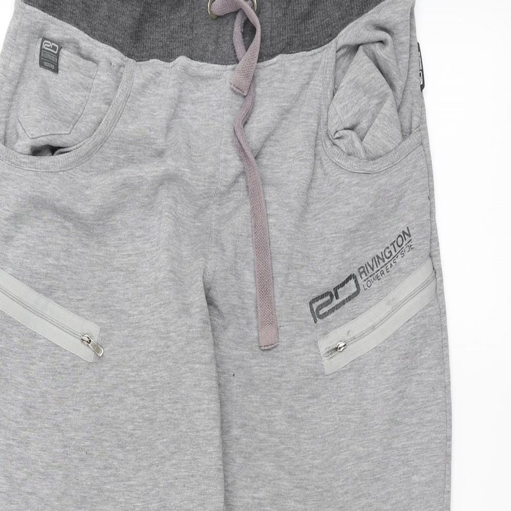 Rivington Mens Grey   Sweatpants Trousers Size M L26 in