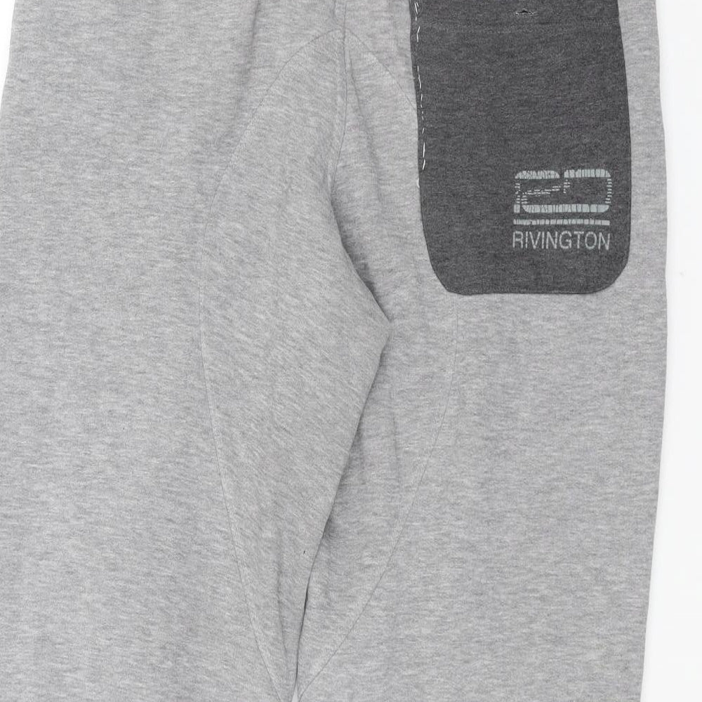 Rivington Mens Grey   Sweatpants Trousers Size M L26 in