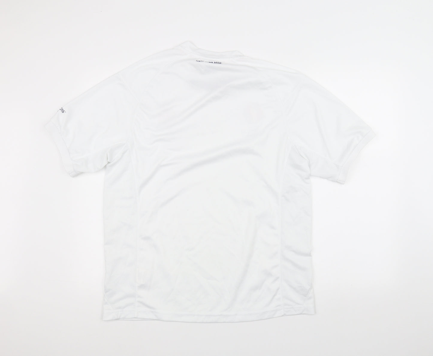 euro 2016 Mens White    T-Shirt Size M  - England Euro 2016