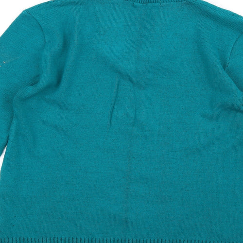 Pure & Natural Womens Green   Pullover Jumper Size M