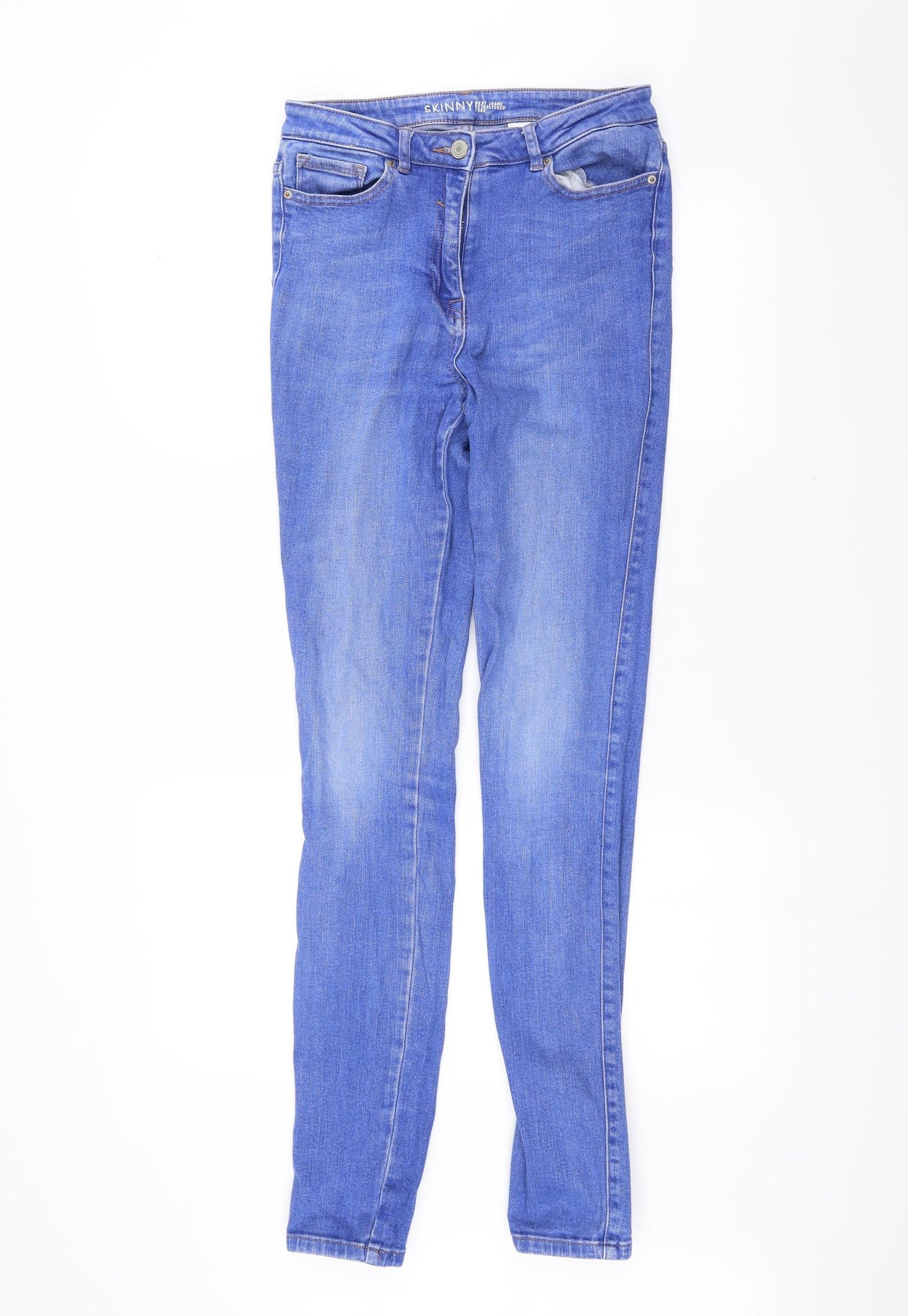 NEXT Womens Blue  Denim Skinny Jeans Size 10 L29 in