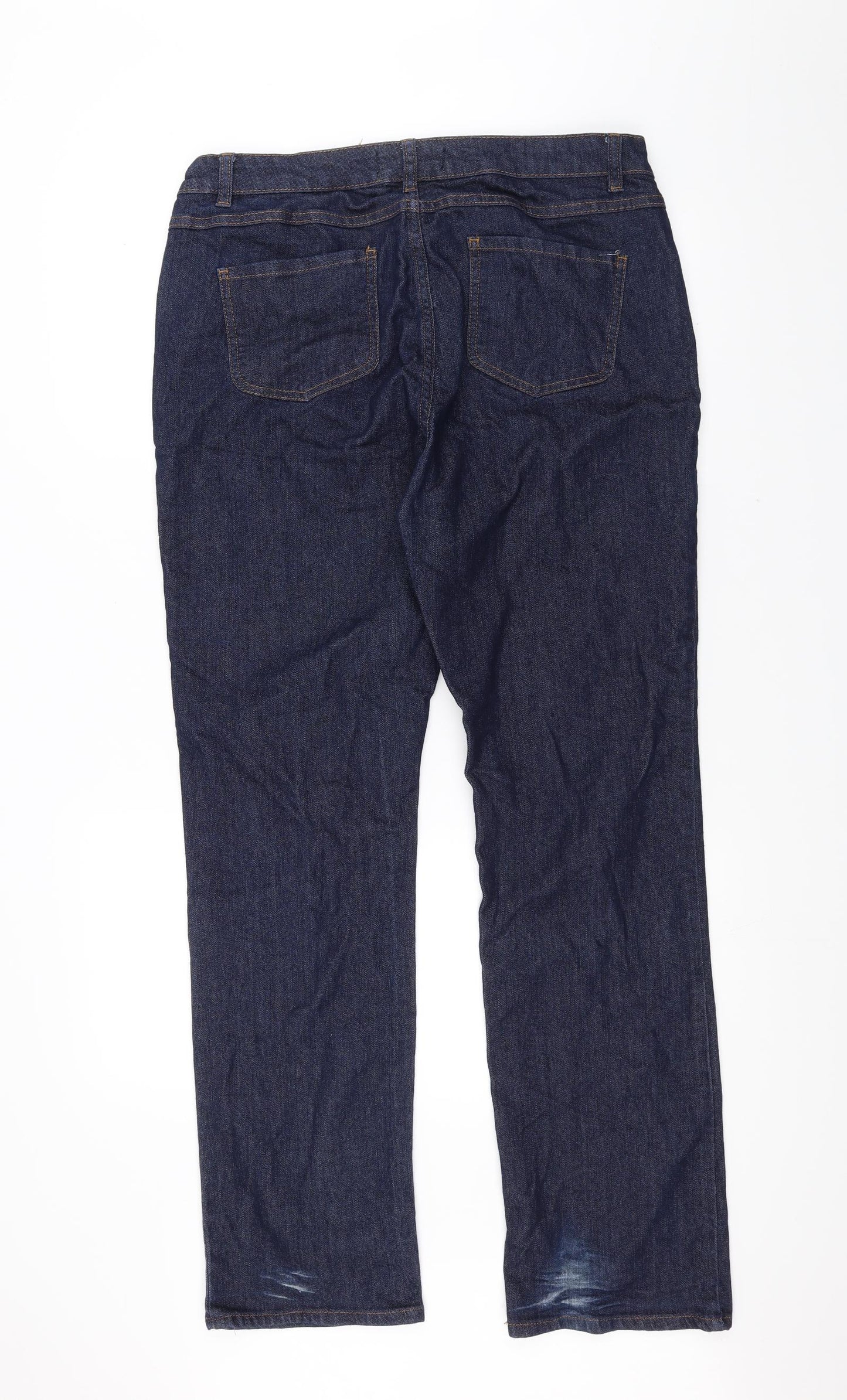 Papaya Womens Blue  Denim Straight Jeans Size 16 L30 in