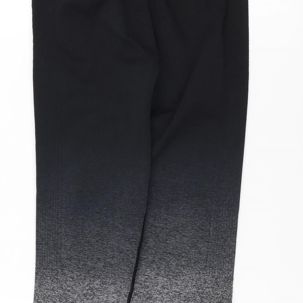 USA Pro Womens Black   Jogger Leggings Size 14 L23 in