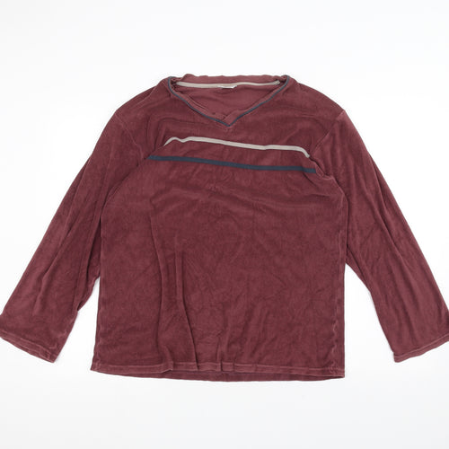 Enrico Mori Mens Red   Pullover Jumper Size M