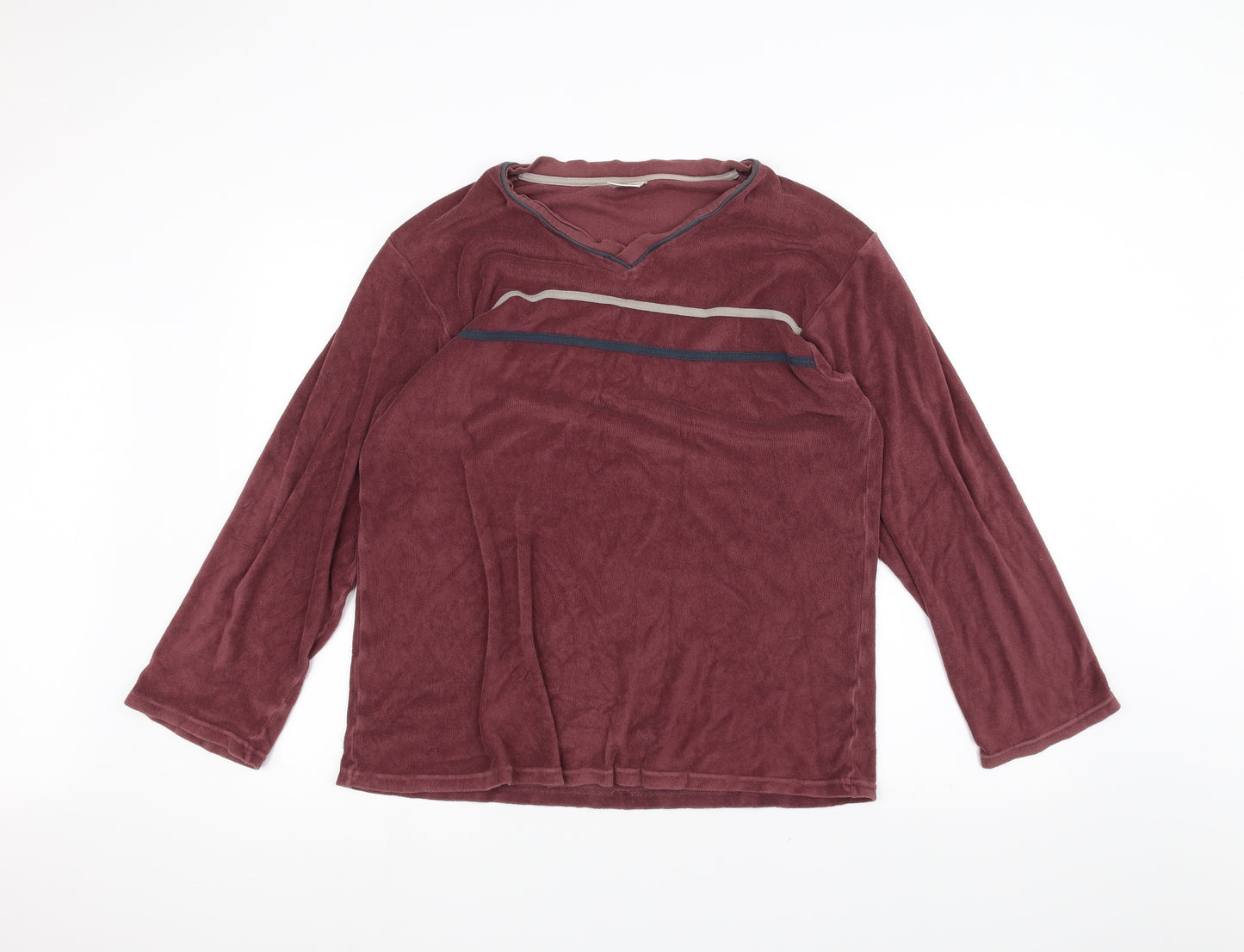 Enrico Mori Mens Red   Pullover Jumper Size M