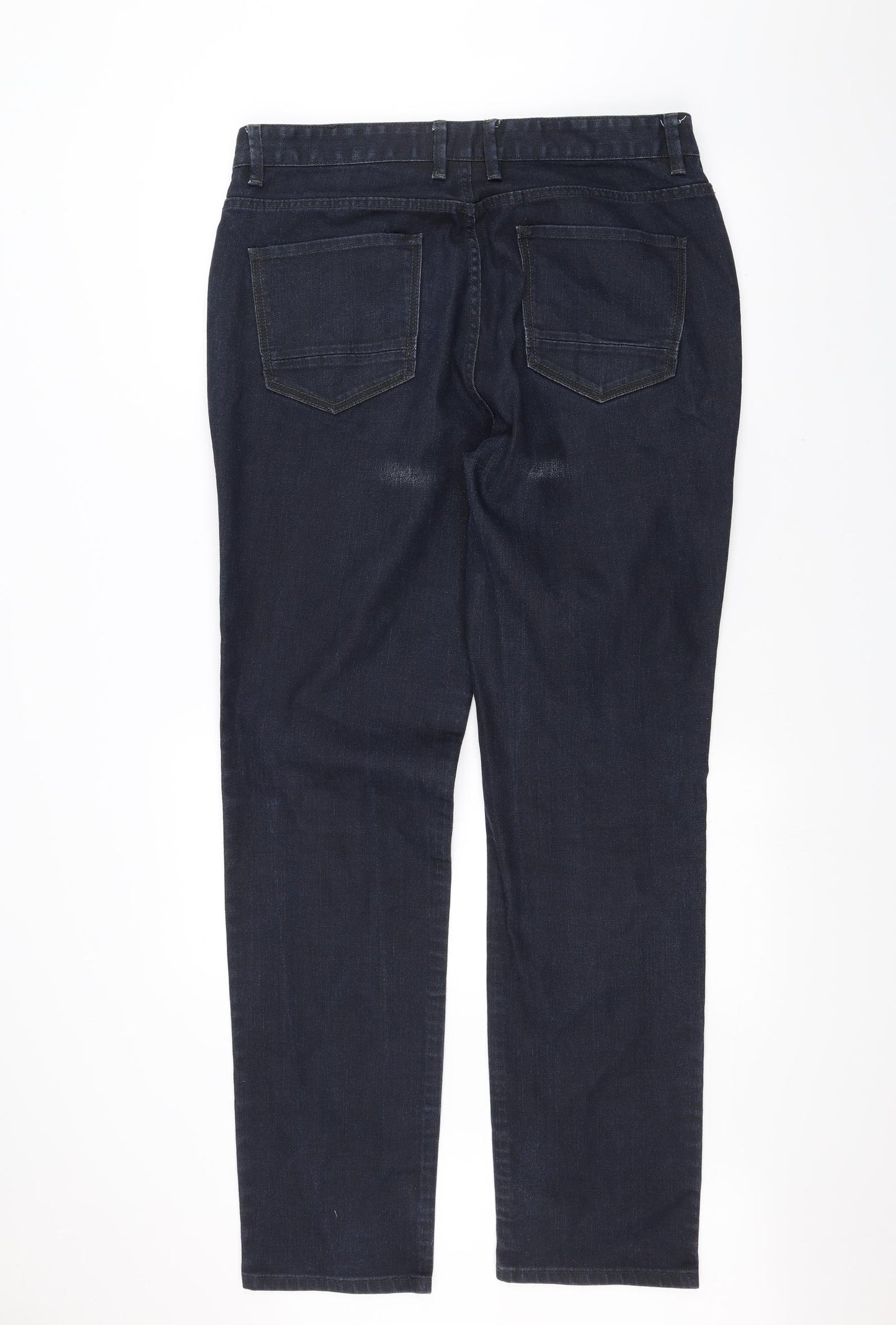 NEXT Mens Blue  Denim Straight Jeans Size 36 L30 in