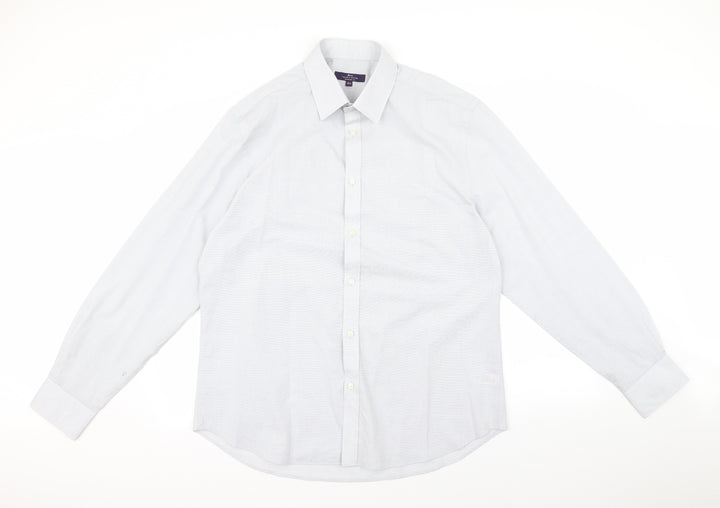 tailor cutter Mens Green Dress Shirt Size 16