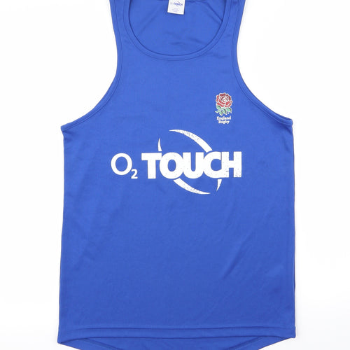 02 Mens Blue   Basic Tank Size S  - 02