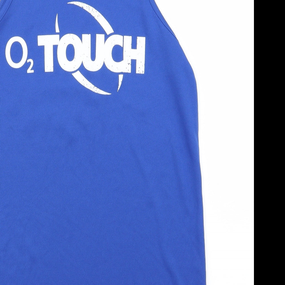 02 Mens Blue   Basic Tank Size S  - 02