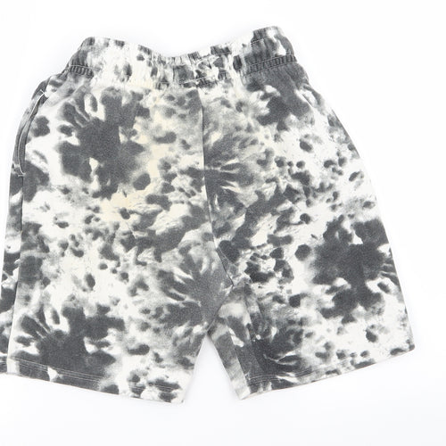Primark Mens Grey Camouflage  Sweat Shorts Size S