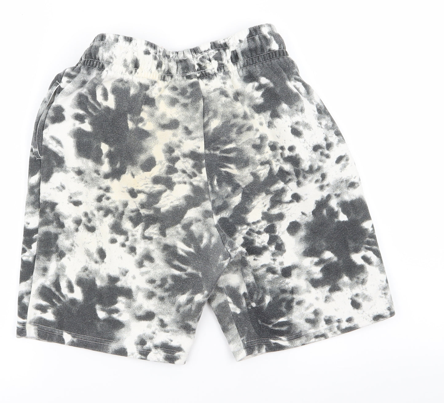 Primark Mens Grey Camouflage  Sweat Shorts Size S