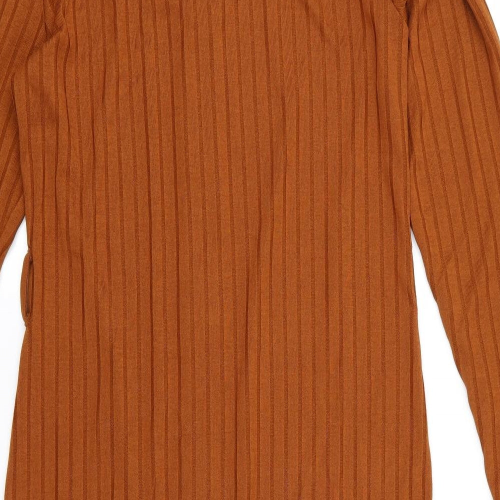 F&F Womens Brown   Jumper Dress  Size 16