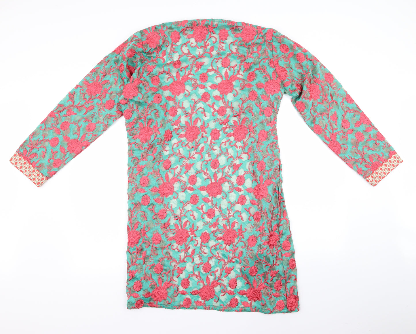 heena mehndi  Womens Green Floral  Jacket  Size L