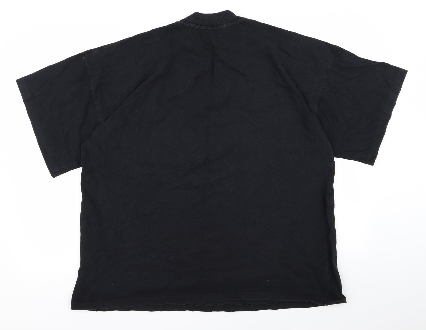 Preworn Mens Black    T-Shirt Size L