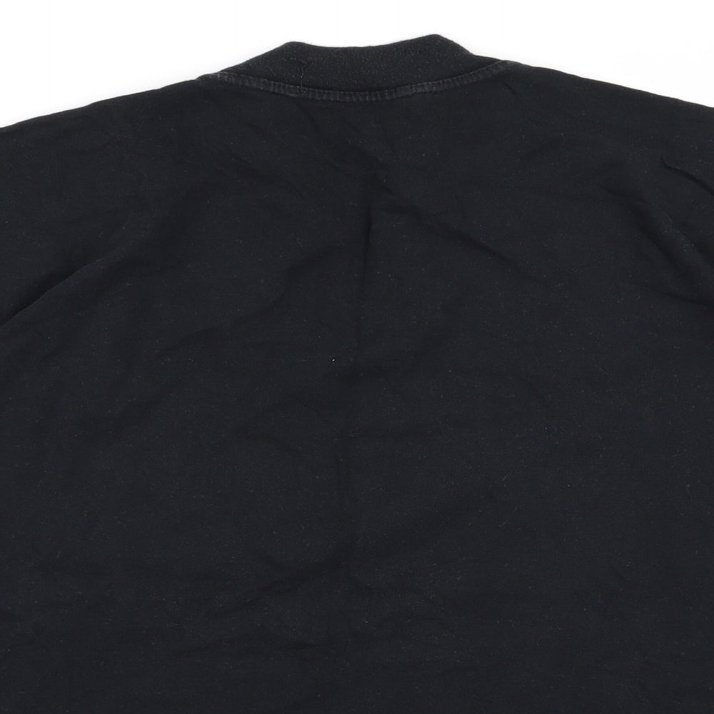 Preworn Mens Black    T-Shirt Size L