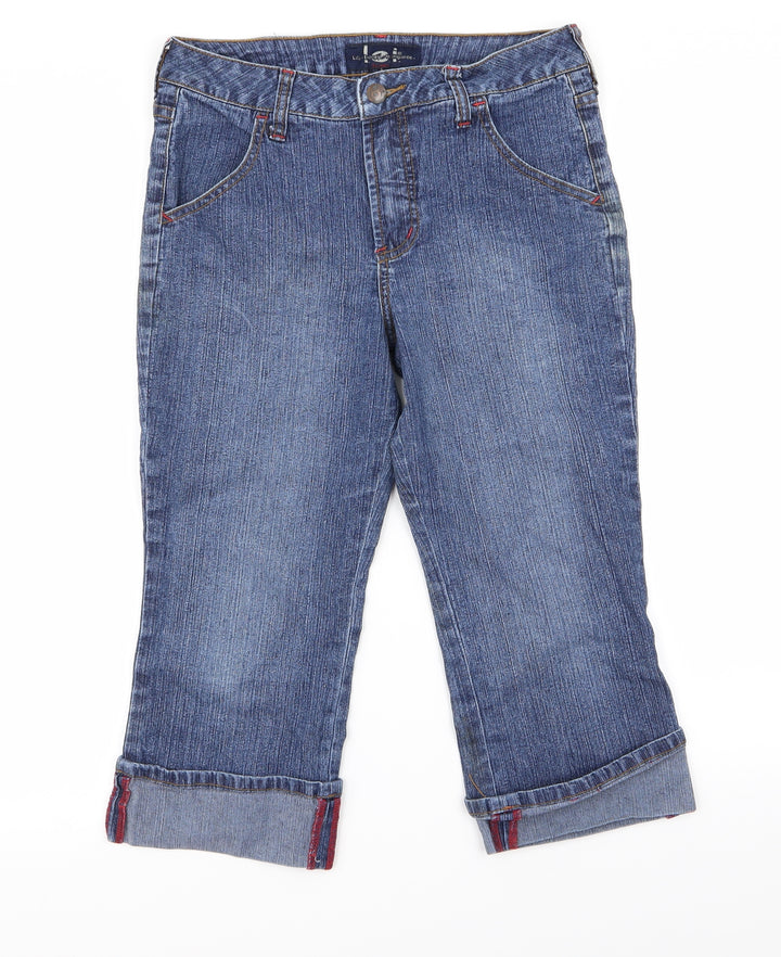 life energy Womens Blue   Wide-Leg Jeans Size 10