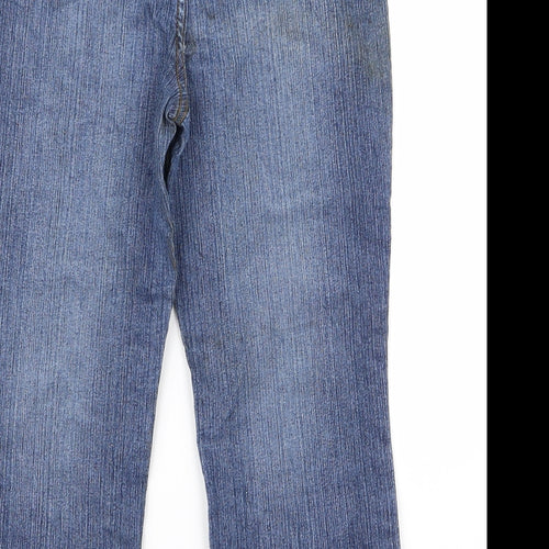 life energy Womens Blue   Wide-Leg Jeans Size 10