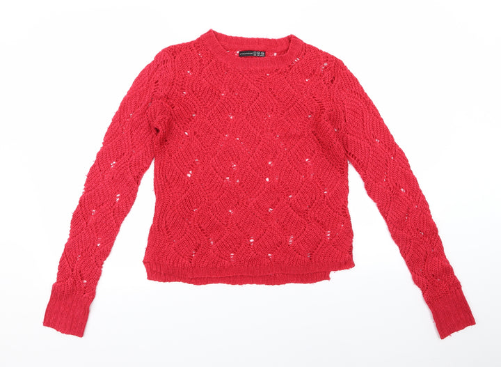 Atmosphere Womens Red   Cardigan Jumper Size 8