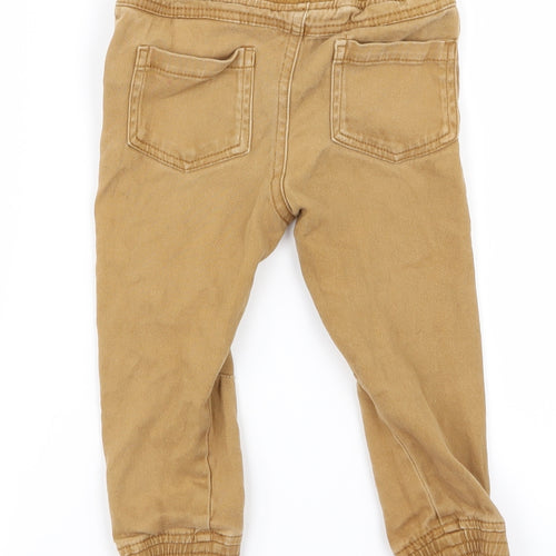 Preworn Baby Brown   Jogger Trousers Size 0-3 Months