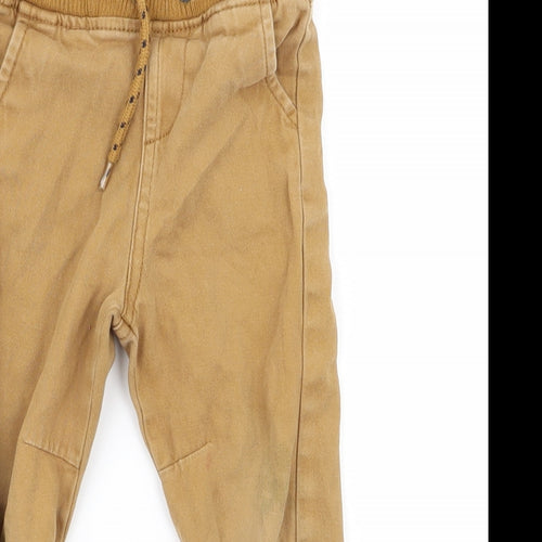 Preworn Baby Brown   Jogger Trousers Size 0-3 Months
