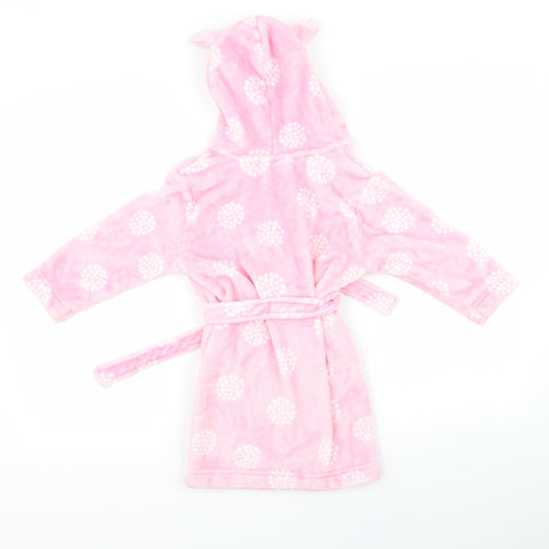 John Lewis Girls Pink Animal Print  Top Robe Size 2 Years