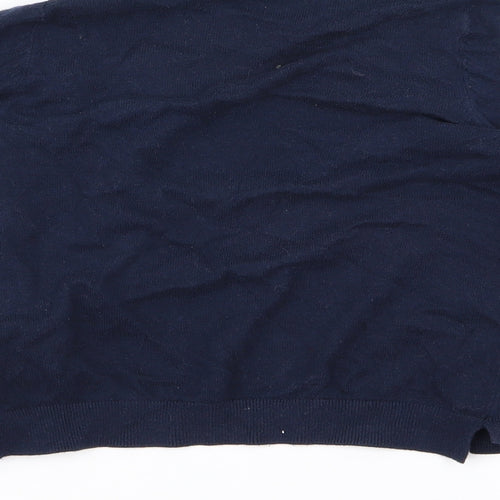 H&M Girls Blue   Cardigan Jumper Size 6 Years