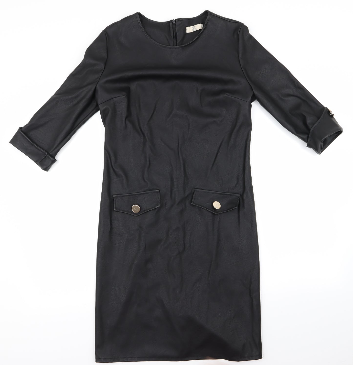 V&L Womens Black   Bodycon  Size M