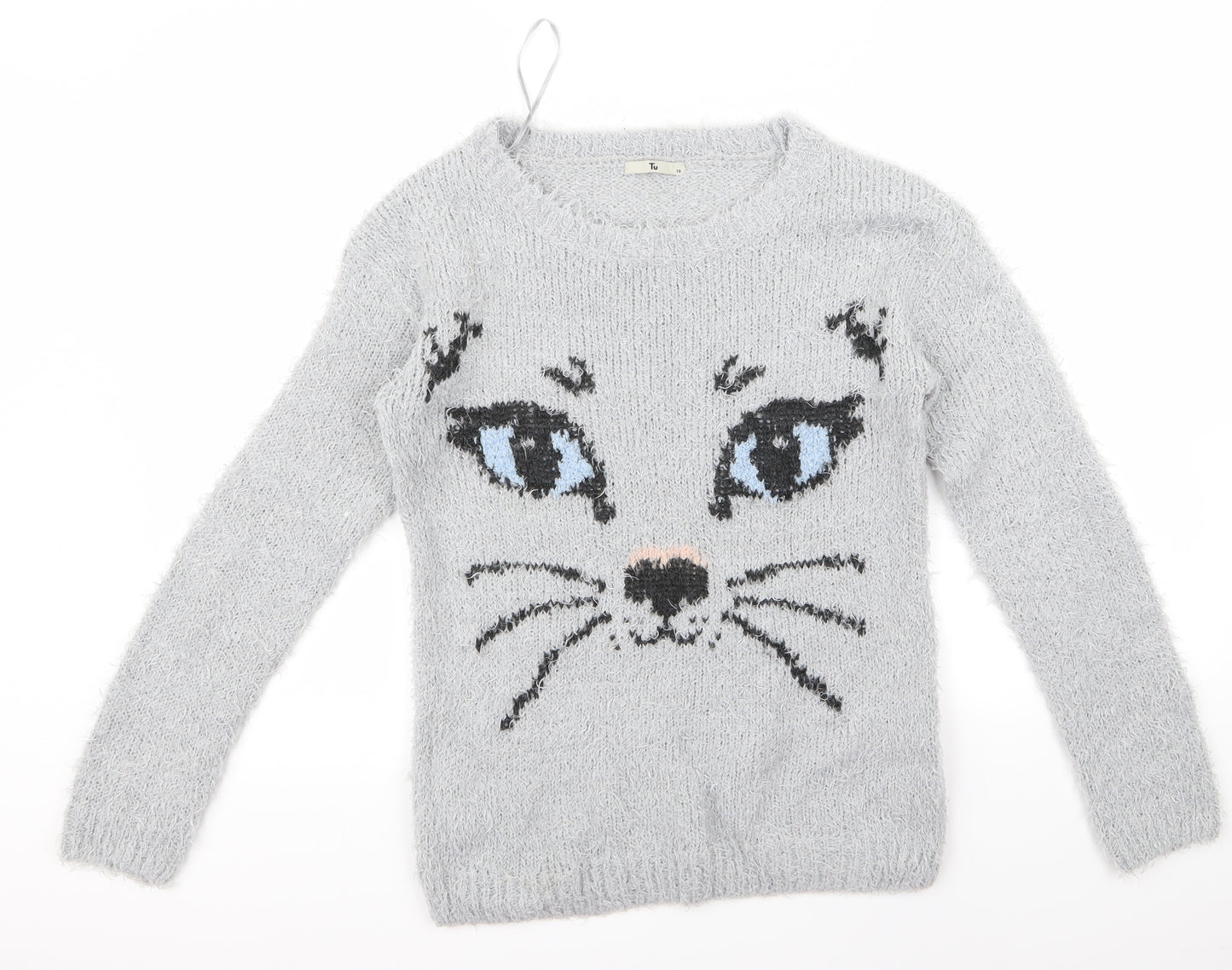 TU Womens Grey   Pullover Jumper Size 10