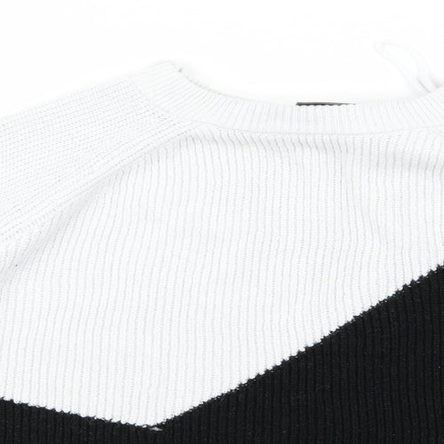 Yessica Womens White   Pullover Jumper Size L