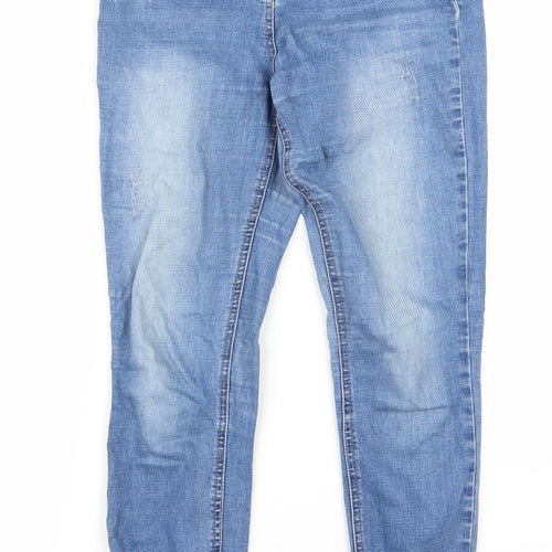 Denim Womens Blue   Tapered Jeans Size 10 L20 in