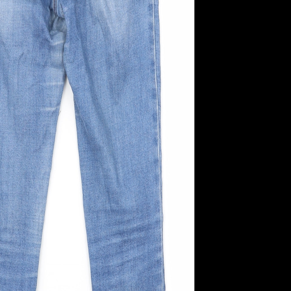 Denim Womens Blue   Tapered Jeans Size 10 L20 in