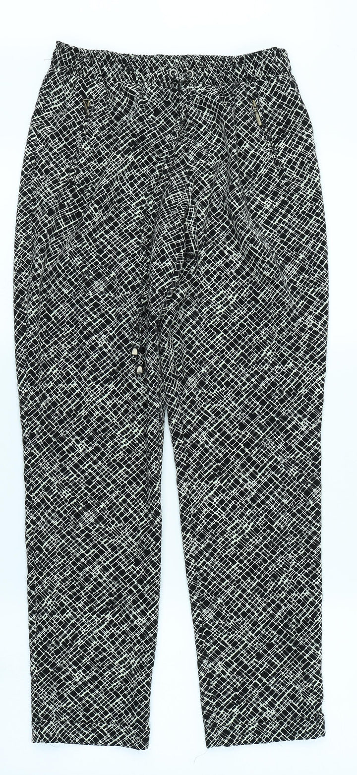Atmosphere Womens Black Trousers Size 8 L27 in