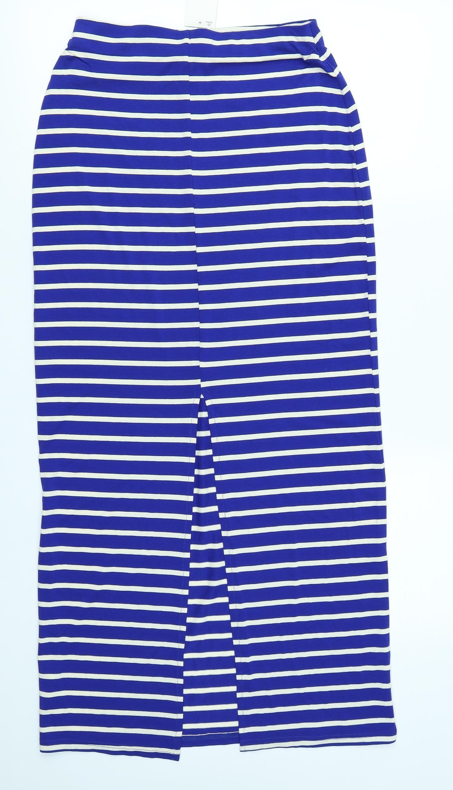 Dorothy Perkins Womens Blue Striped  Bandage Skirt Size 8